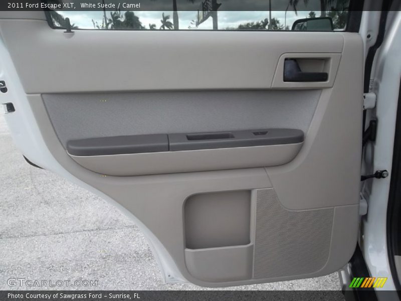 White Suede / Camel 2011 Ford Escape XLT