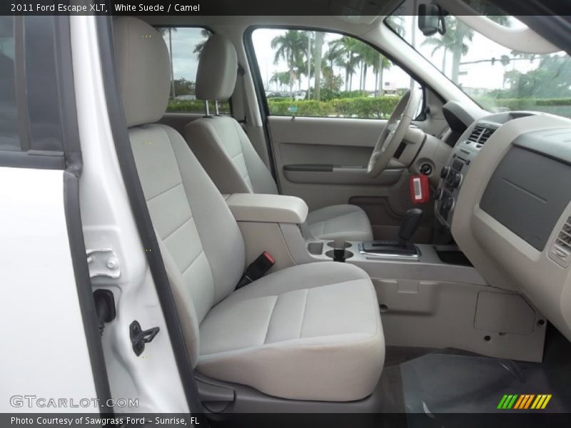 White Suede / Camel 2011 Ford Escape XLT