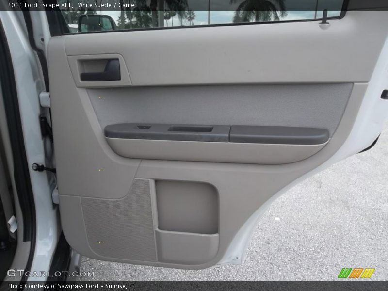 White Suede / Camel 2011 Ford Escape XLT