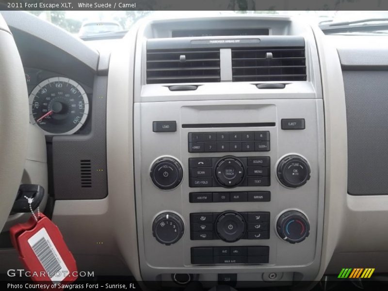 White Suede / Camel 2011 Ford Escape XLT