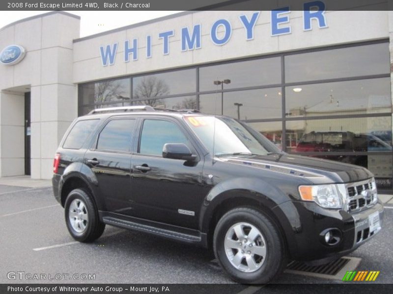 Black / Charcoal 2008 Ford Escape Limited 4WD