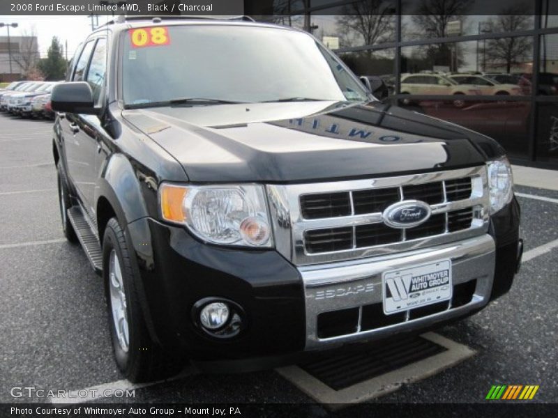 Black / Charcoal 2008 Ford Escape Limited 4WD