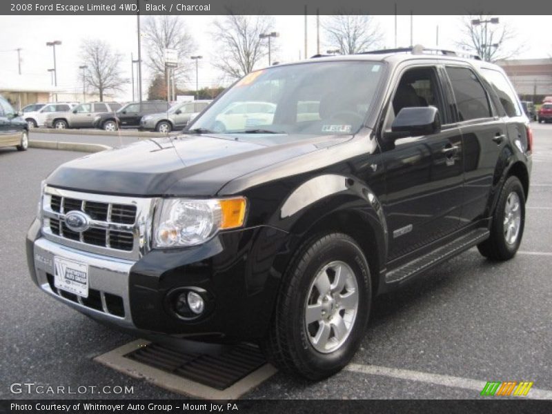 Black / Charcoal 2008 Ford Escape Limited 4WD