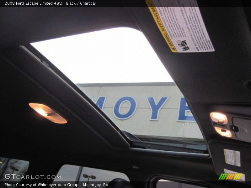 Black / Charcoal 2008 Ford Escape Limited 4WD