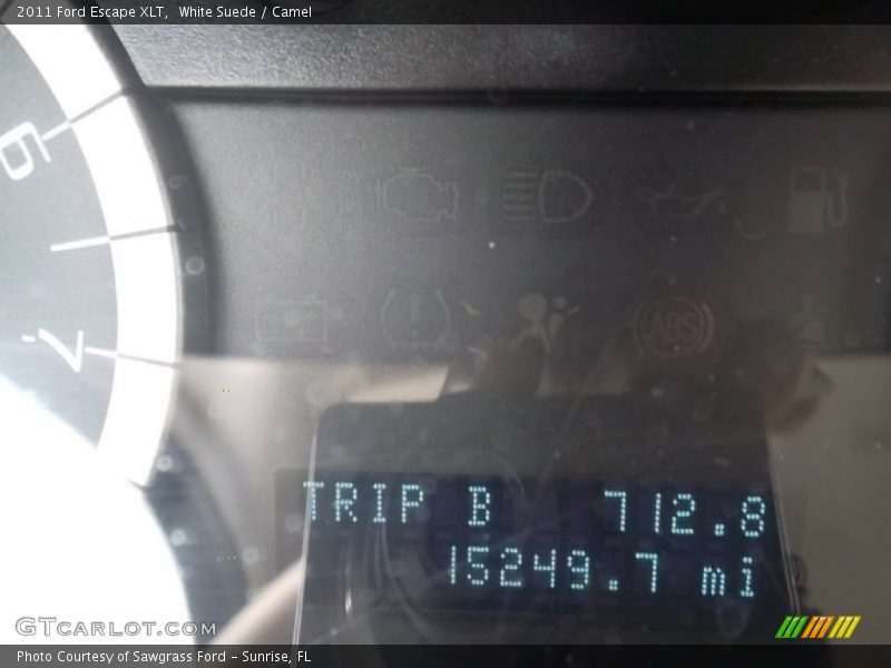 White Suede / Camel 2011 Ford Escape XLT