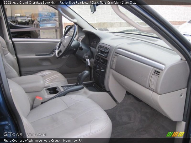 Patriot Blue Pearlcoat / Dark Slate Gray/Light Slate Gray 2002 Jeep Grand Cherokee Sport 4x4