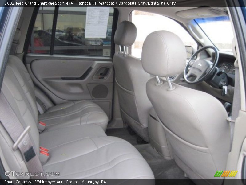 Patriot Blue Pearlcoat / Dark Slate Gray/Light Slate Gray 2002 Jeep Grand Cherokee Sport 4x4