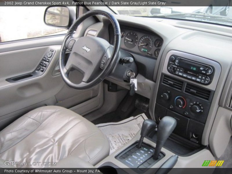 Patriot Blue Pearlcoat / Dark Slate Gray/Light Slate Gray 2002 Jeep Grand Cherokee Sport 4x4