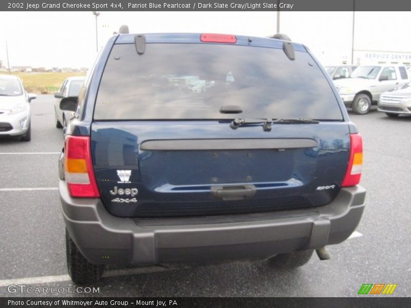 Patriot Blue Pearlcoat / Dark Slate Gray/Light Slate Gray 2002 Jeep Grand Cherokee Sport 4x4