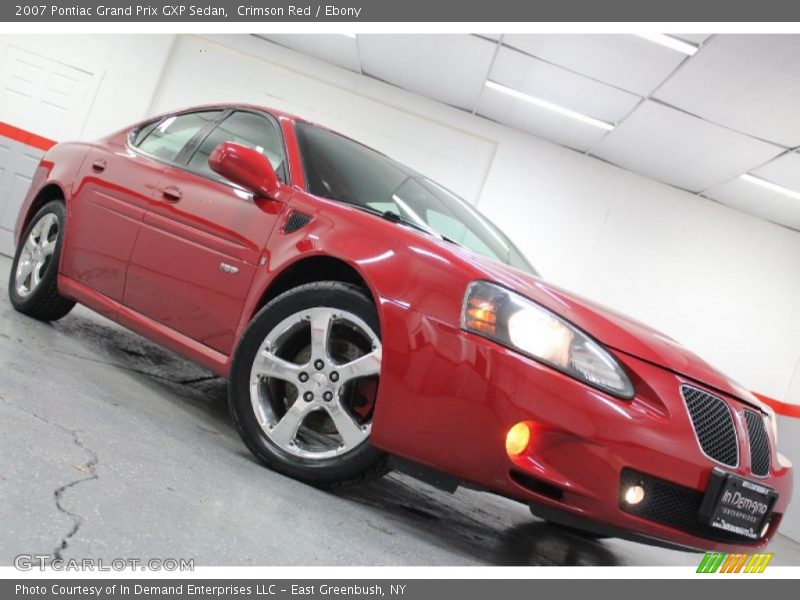 Crimson Red / Ebony 2007 Pontiac Grand Prix GXP Sedan