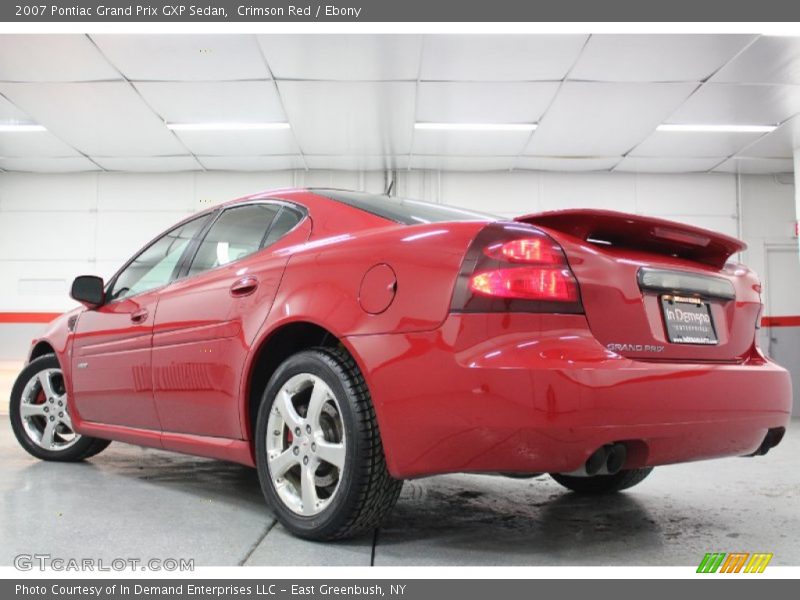 Crimson Red / Ebony 2007 Pontiac Grand Prix GXP Sedan
