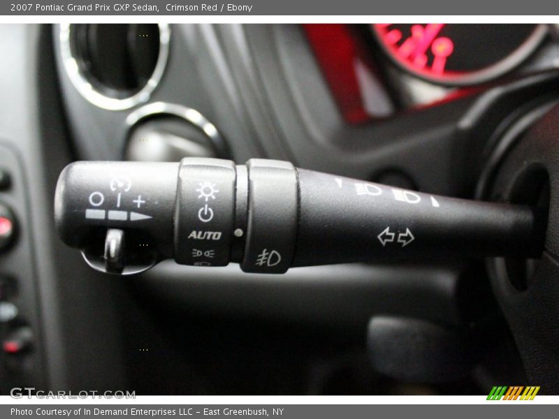 Controls of 2007 Grand Prix GXP Sedan