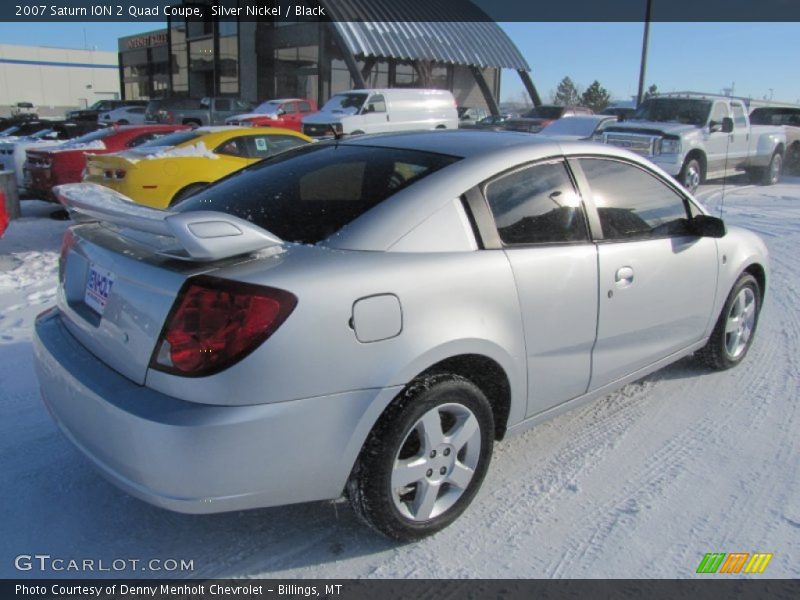 Silver Nickel / Black 2007 Saturn ION 2 Quad Coupe