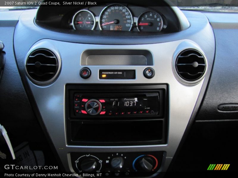 Controls of 2007 ION 2 Quad Coupe
