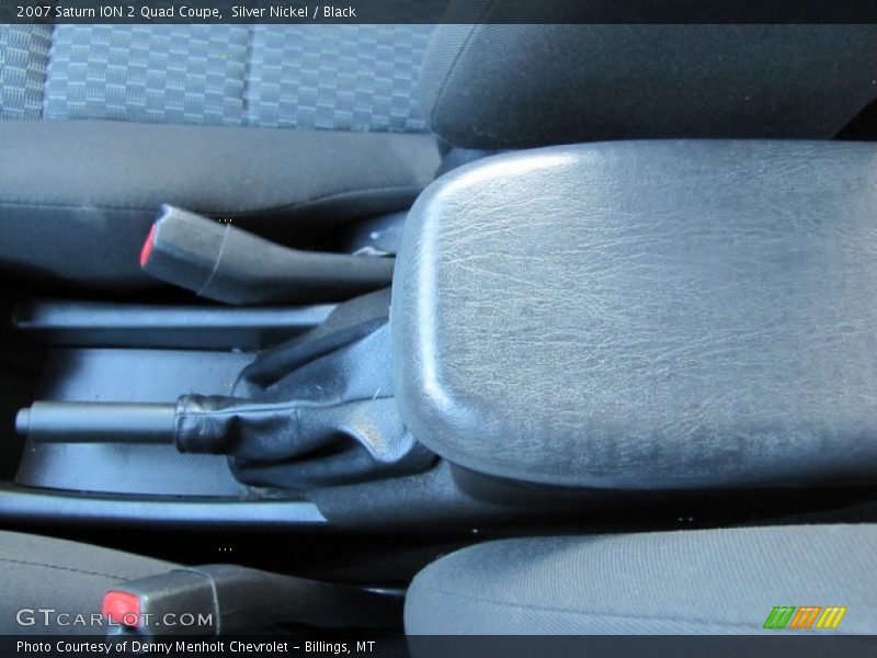 Silver Nickel / Black 2007 Saturn ION 2 Quad Coupe
