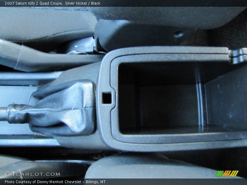 Silver Nickel / Black 2007 Saturn ION 2 Quad Coupe