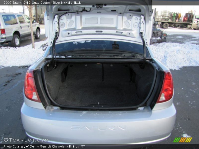 Silver Nickel / Black 2007 Saturn ION 2 Quad Coupe