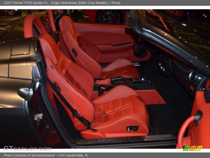 Grigio Silverstone (Dark Grey Metallic) / Rosso 2007 Ferrari F430 Spider F1