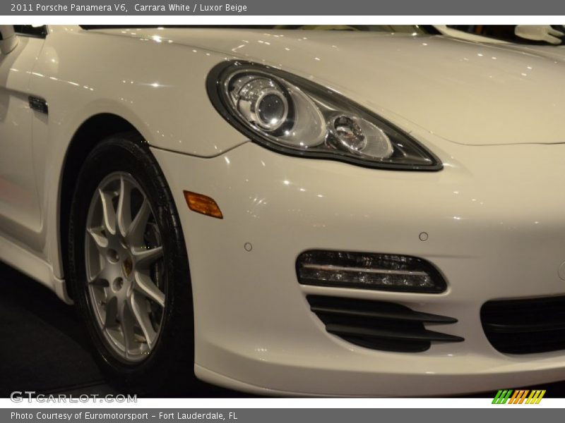 Carrara White / Luxor Beige 2011 Porsche Panamera V6