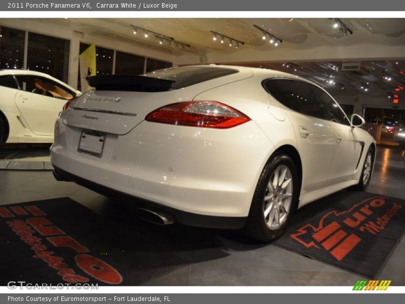 Carrara White / Luxor Beige 2011 Porsche Panamera V6