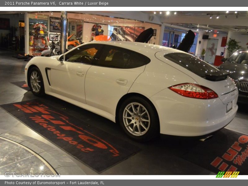 Carrara White / Luxor Beige 2011 Porsche Panamera V6