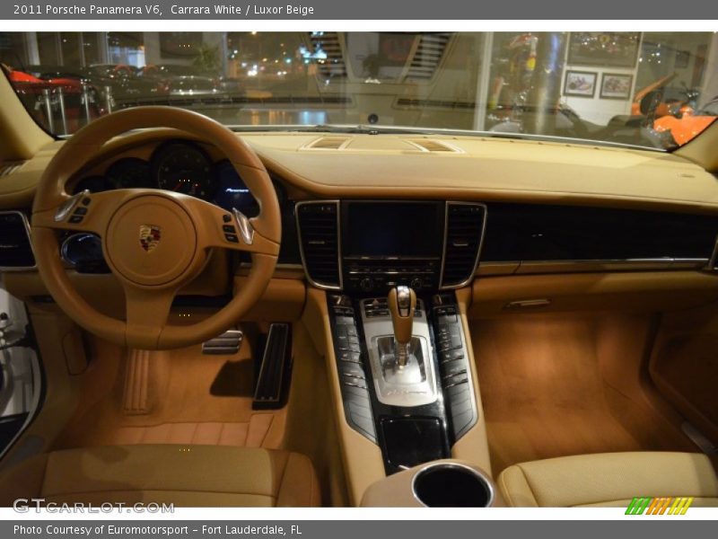 Carrara White / Luxor Beige 2011 Porsche Panamera V6