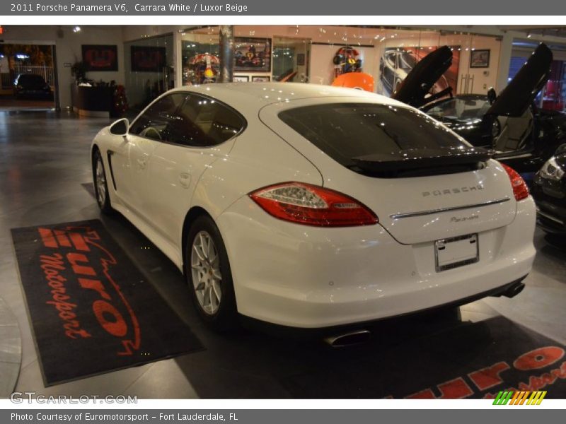 Carrara White / Luxor Beige 2011 Porsche Panamera V6