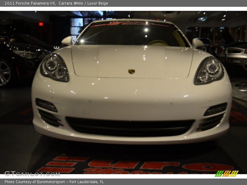 Carrara White / Luxor Beige 2011 Porsche Panamera V6