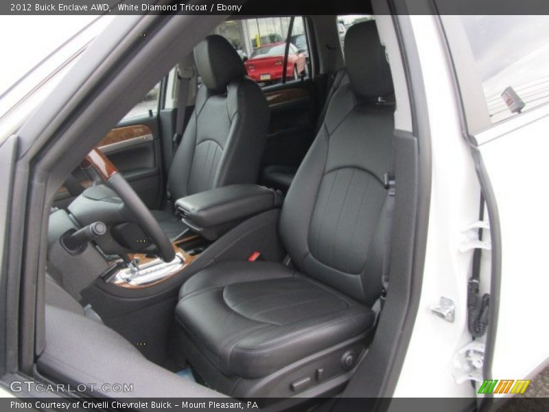 White Diamond Tricoat / Ebony 2012 Buick Enclave AWD
