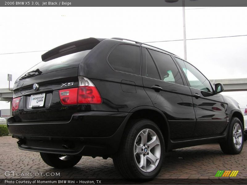 Jet Black / Beige 2006 BMW X5 3.0i