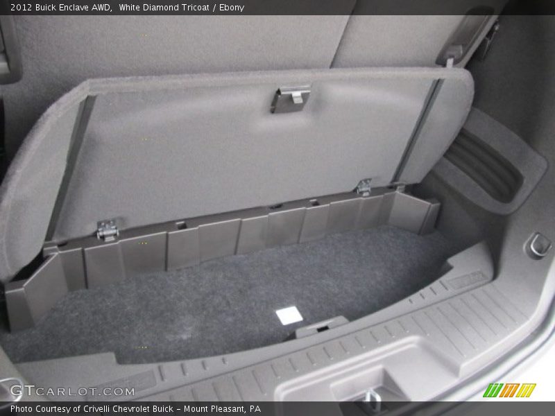 White Diamond Tricoat / Ebony 2012 Buick Enclave AWD