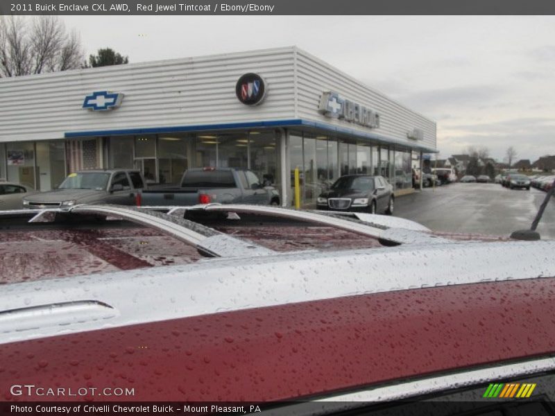 Red Jewel Tintcoat / Ebony/Ebony 2011 Buick Enclave CXL AWD