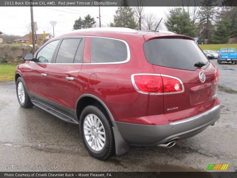 Red Jewel Tintcoat / Ebony/Ebony 2011 Buick Enclave CXL AWD