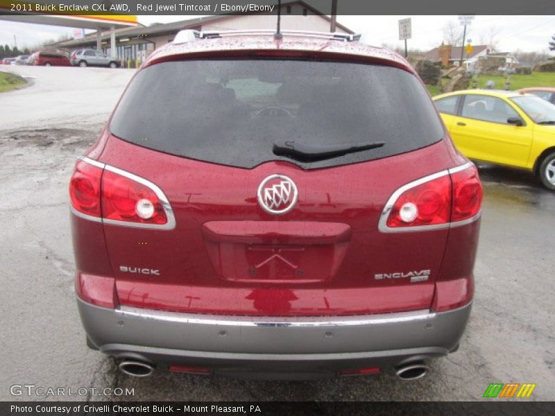 Red Jewel Tintcoat / Ebony/Ebony 2011 Buick Enclave CXL AWD