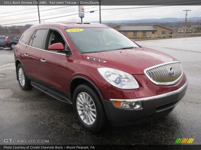 Red Jewel Tintcoat / Ebony/Ebony 2011 Buick Enclave CXL AWD