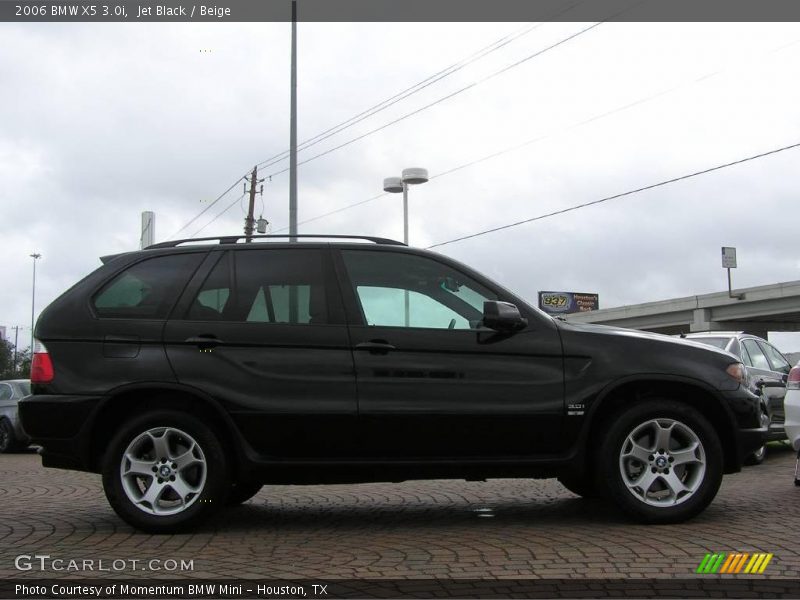 Jet Black / Beige 2006 BMW X5 3.0i