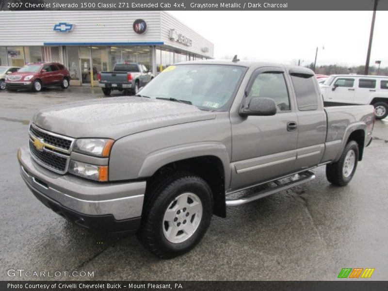 Graystone Metallic / Dark Charcoal 2007 Chevrolet Silverado 1500 Classic Z71 Extended Cab 4x4