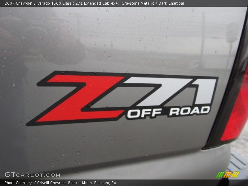 Graystone Metallic / Dark Charcoal 2007 Chevrolet Silverado 1500 Classic Z71 Extended Cab 4x4