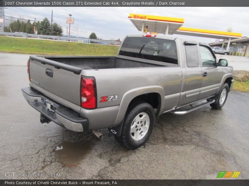 Graystone Metallic / Dark Charcoal 2007 Chevrolet Silverado 1500 Classic Z71 Extended Cab 4x4