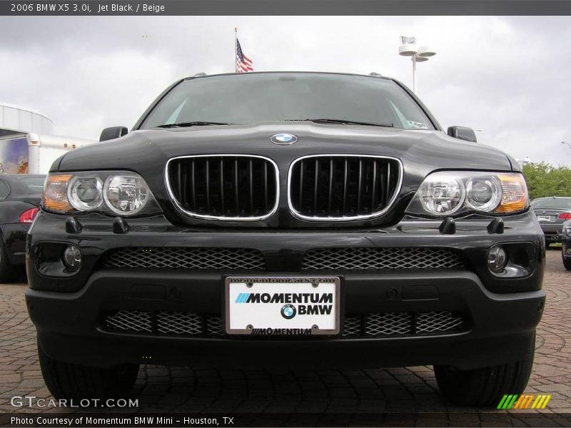 Jet Black / Beige 2006 BMW X5 3.0i
