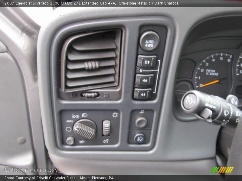 Graystone Metallic / Dark Charcoal 2007 Chevrolet Silverado 1500 Classic Z71 Extended Cab 4x4