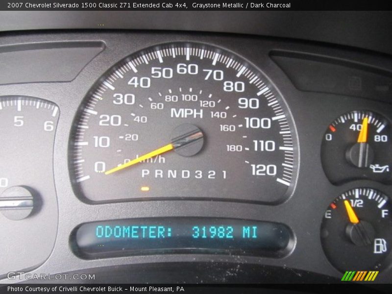 Graystone Metallic / Dark Charcoal 2007 Chevrolet Silverado 1500 Classic Z71 Extended Cab 4x4