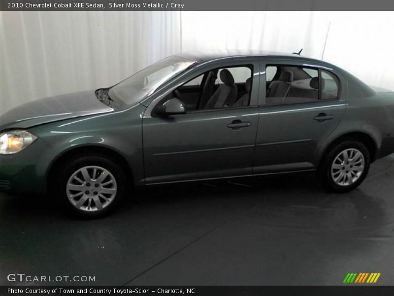 Silver Moss Metallic / Gray 2010 Chevrolet Cobalt XFE Sedan