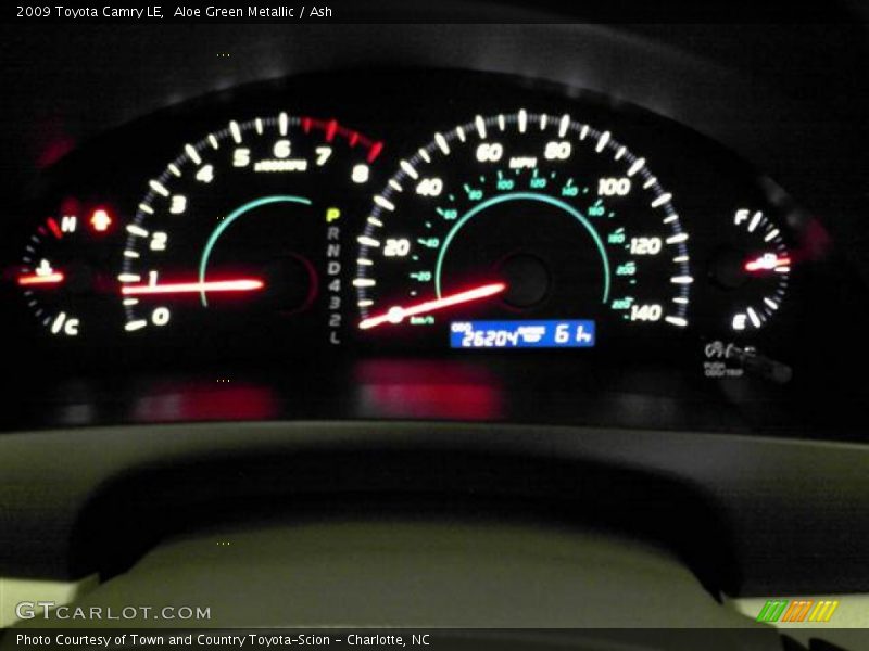 Aloe Green Metallic / Ash 2009 Toyota Camry LE