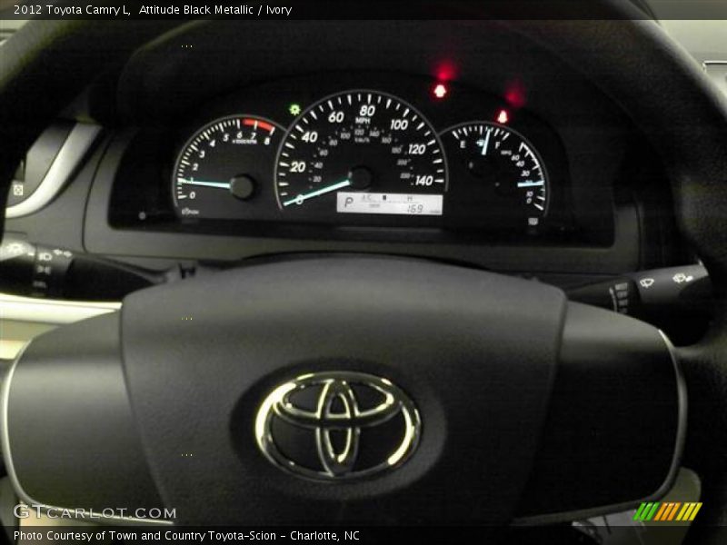 Attitude Black Metallic / Ivory 2012 Toyota Camry L