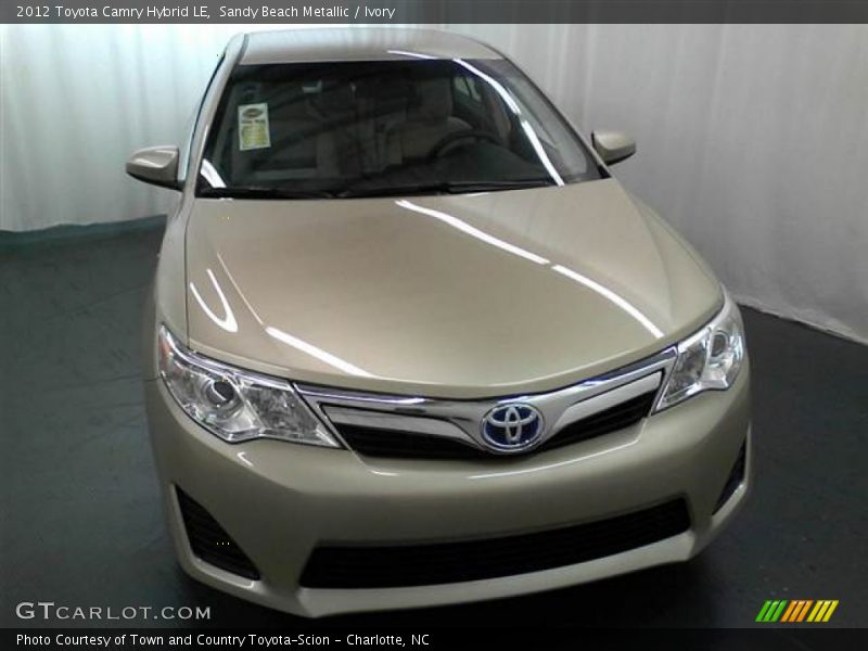 Sandy Beach Metallic / Ivory 2012 Toyota Camry Hybrid LE