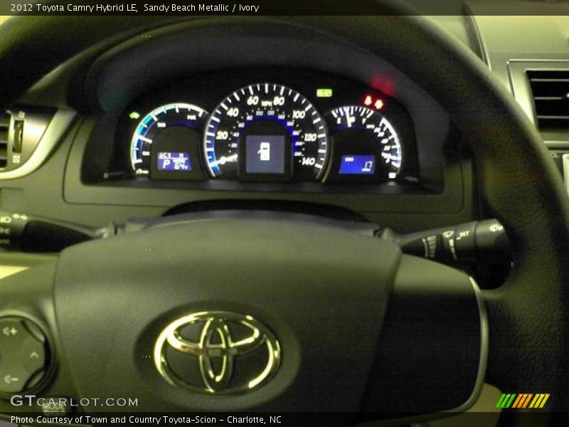 Sandy Beach Metallic / Ivory 2012 Toyota Camry Hybrid LE