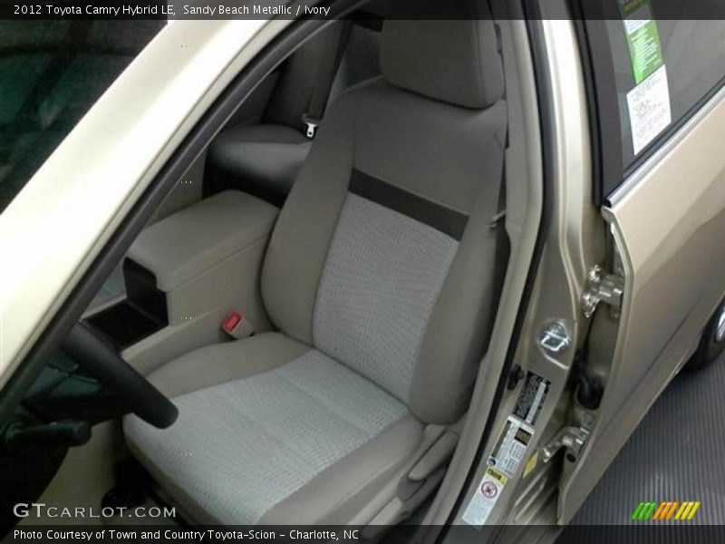 Sandy Beach Metallic / Ivory 2012 Toyota Camry Hybrid LE