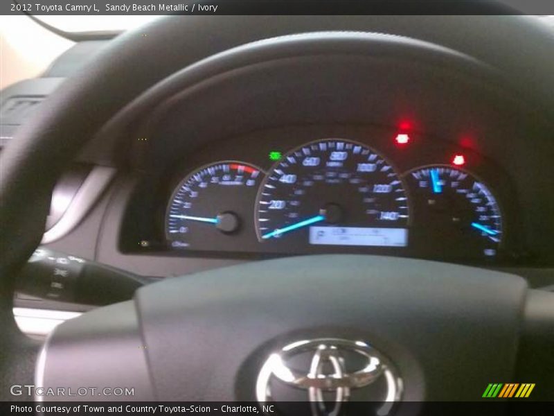 Sandy Beach Metallic / Ivory 2012 Toyota Camry L