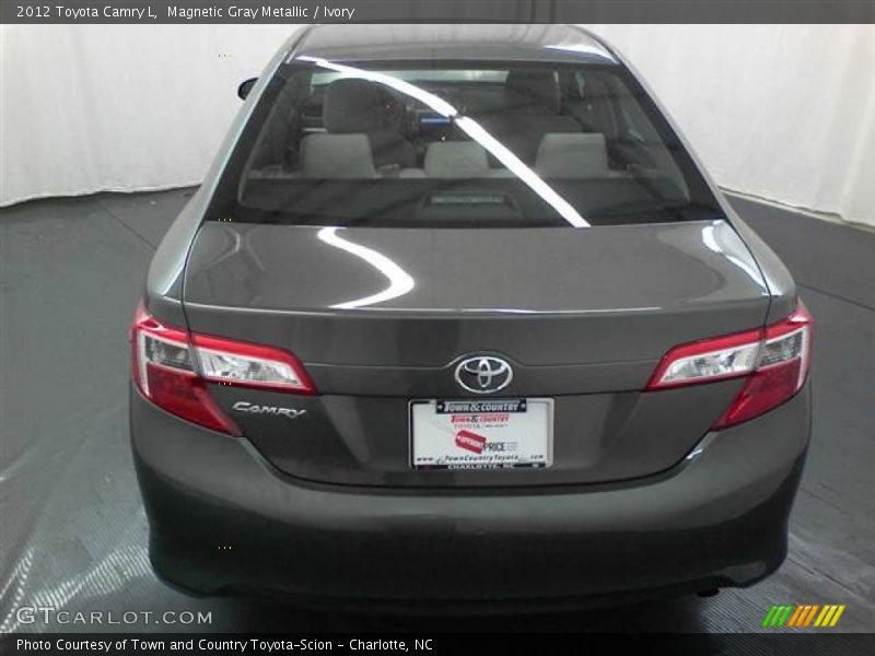 Magnetic Gray Metallic / Ivory 2012 Toyota Camry L
